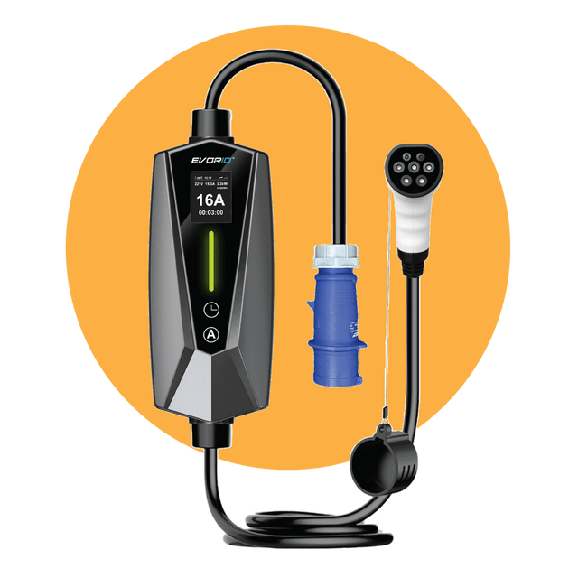Portable EVSE Chargers for Home Charging - EVORIQ - Next generation battery chargers for all electric vehicles.