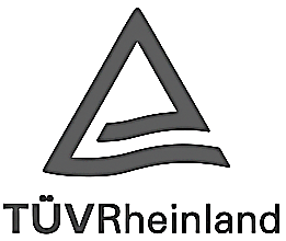 TöVR Rheinland logo with a triangle and curved line design.