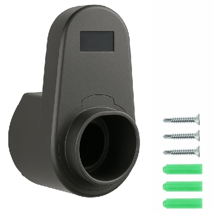 Wall Mount Type 2 (IEC 62196-2) connector EV Charging Cable Bracket and Organiser